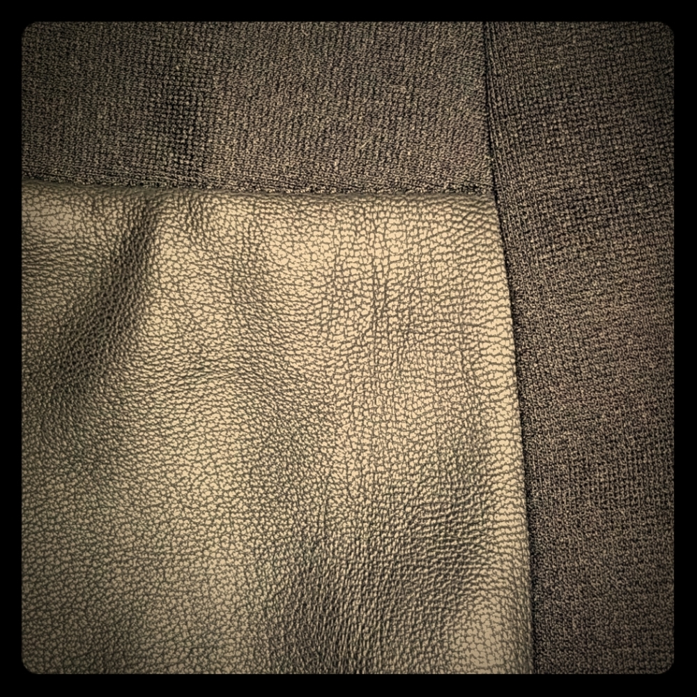 Faux Leather Mini Skirt